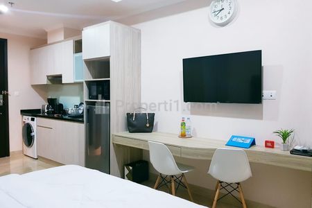 Sewa Apartemen Mewah Menteng Park Cikini Tower Sapphire Tipe Studio Fully Furnished & Good Condition