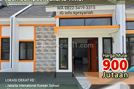 Dijual Rumah Cluster Madani Residence Bambu Apus Jakarta Timur dekat TMII