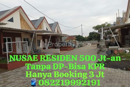 Dipasarkan Perumahan Nusae Residen, Nanggewer, Cibinong, Bogor