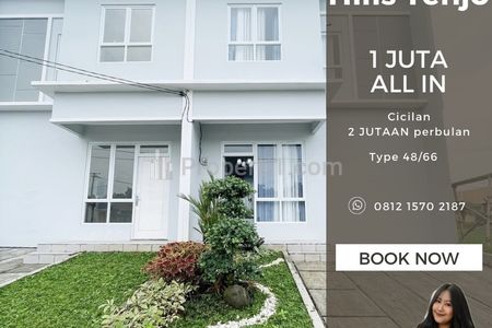 Jual Rumah 2 Lantai di Perumahan Sentra Hills Tenjo Type 48/66