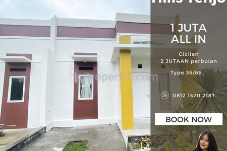 Jual Rumah Baru di Perumahan Sentra Hills Tenjo Type 36/66