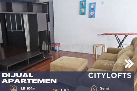 Tanah Abang Jakarta Pusat Apartemen Citylofts Dijual - 1 BR Fully Furnished