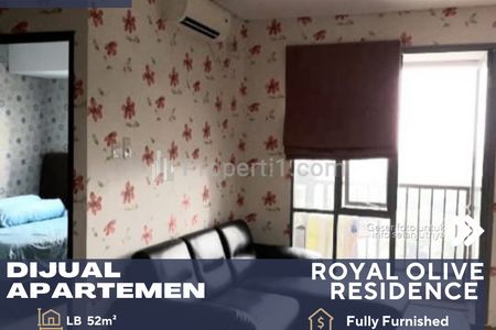 Dijual Apartemen Royal Olive Residence Pejaten Barat Jakarta Selatan, Seberang Mall Pejaten Village - 2 BR Fully Furnished