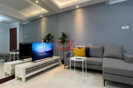 Sewa Apartemen Sudirman Park Jakarta Pusat - 2 BR Fully Furnished, dekat London School, Citywalk Sudirman, dan Stasiun MRT