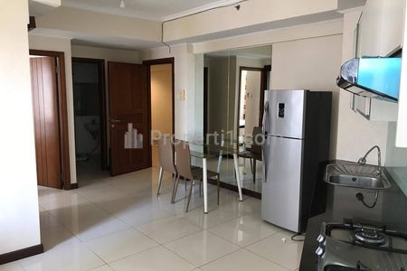 Jual Apartemen Waterplace Residence Tipe 2 Bedroom Full Furnished - Tower E - Lantai 15 - View Kota Selangkah ke Pakuwon Mall, PTC, Supermall
