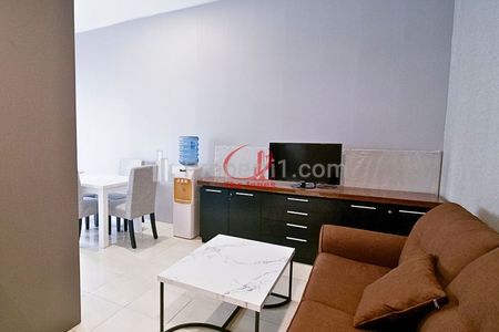 For Rent Apartment Sudirman Park Jakarta Pusat - 2 BR Fully Furnished, dekat London School, Citywalk Sudirman, dan Stasiun MRT