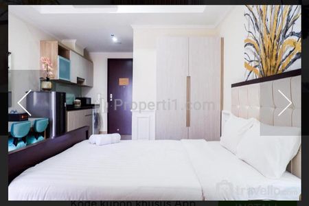 Sewa Apartemen Menteng Park Cikini Tower Sapphire Tipe Studio Fully Furnished & Good Unit