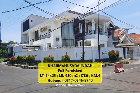 Disewakan Rumah Fully Furnished Dharmahusada Indah Dekat RSUD dr. Soetomo Surabaya Timur