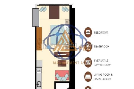 Jual Apartemen Orange County Tower Irvine Cikarang Studio Semi Furnished