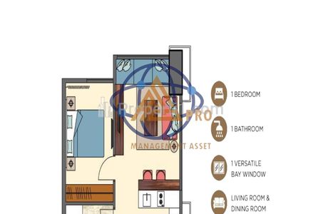 Dijual Apartemen Orange County Tower Westwood Cikarang 1BR Semi Furnished