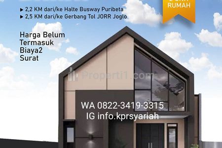 Dijual Rumah Minimalis Modern di Joglo Kembangan Jakarta Barat