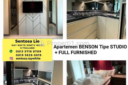 Dijual Apartemen Benson Tipe Studio Semi Furnished Mewah - Termurah - Akses Langsung Pakuwon Mall
