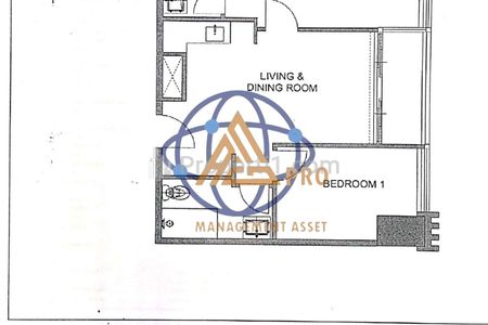 Dijual Apartemen Orange County Tower Glendale Cikarang - 2 BR Semi Furnished