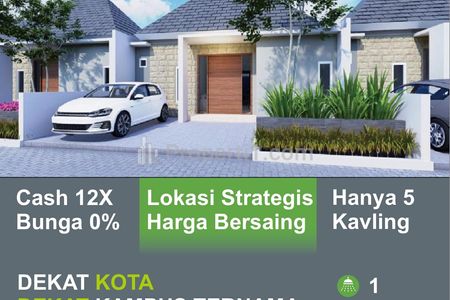 Dijual Rumah Modern Minimalis dekat Kampus UNISA Yogyakarta