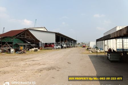 Disewakan Tanah di Cakung Cilincing 8.500 m2, Lengkap Ada Gudang dan Gedung Kantor 2 Lantai