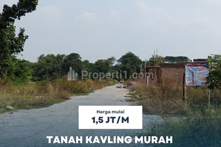 Dijual Tanah Kavling Murah di Selatan 1,6 Km Kawasan Solo Baru, Baki, Sukoharjo - Harga Promo