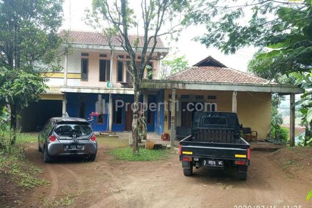 Jual Cepat Tanah Luas dan Bangunan untuk Toko dan/atau Rumah Pinggir Jalan Raya Dekat Exit Tol Pamulihan Tanjungsari Sumedang