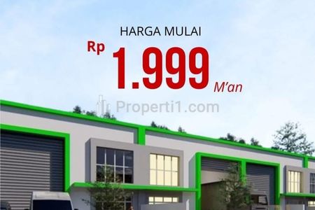Dijual Gudang Industri Sigma Kartika Gunung Sindur Serpong, Bogor