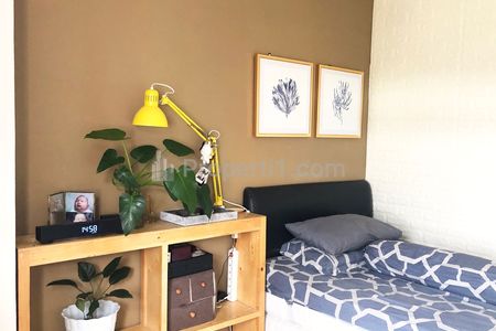For Sale Unit Apartemen 2 BR Furnish Siap Huni - Green Pramuka City Tower Chrsyant - Harga Termasuk Balik Nama