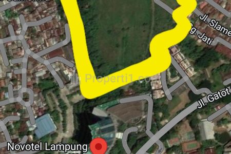 Jual Tanah 5 Hektar di Jalan Slamet Riyadi II, Belakang Novotel Lampung, Dekat Gatot Subroto, Kec Bumi Waras, Kota Bandar Lampung
