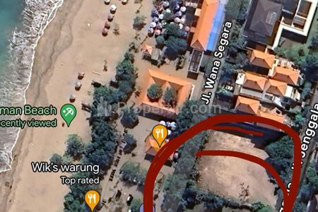 Dijual Tanah 2000m2 Dekat Airport, Pantai Jerman Kuta Badung Bali