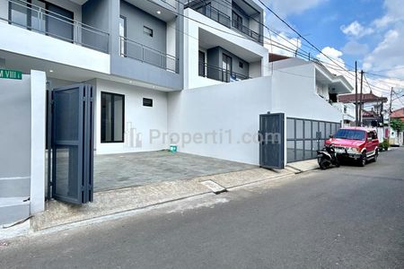 Jual Rumah Baru Murah di Tebet Barat, Akses Dua Mobil, Dekat Soepomo, MT Haryono, Saharjo, Pancoran, Jakarta Selatan