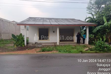 Dijual Tanah Murah Strategis Jl Raya Sukaraja Bogor Cocok untuk Usaha/Perumahan