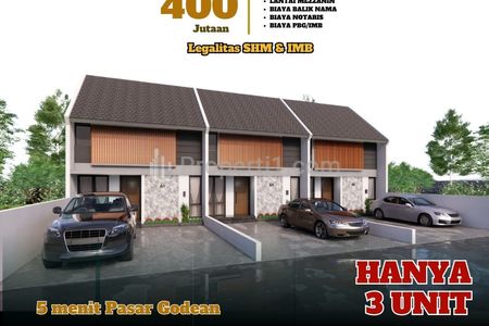Dijual Rumah Mangku Jalan Aspal Utara Pasar Godean, Sleman