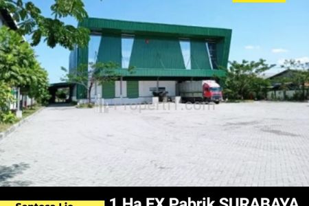 Dijual 1 Ha Ex Pabrik Mutiara Tambak Langon Indah Surabaya - Surat SHM - Strategis Lokasi - Parkiran Luas