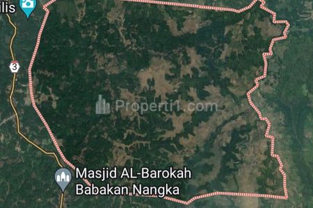 Jual Tanah 700 Hektar Murah Rp 50 Ribu/m2 di Cigeulis, Pandeglang, Banten