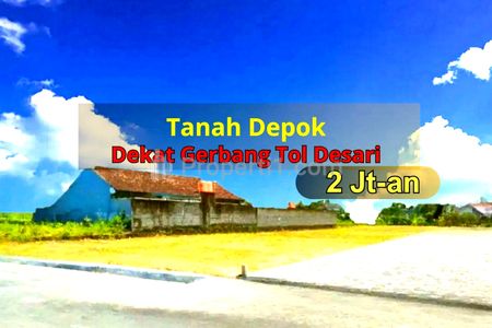 Jual Tanah di Bedahan Sawngan Depok Harga 2 Juta Per Meter