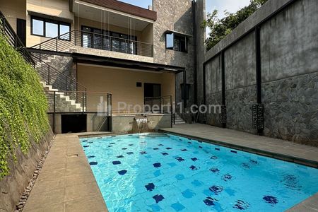 Jual Rumah Modern di Kemang Bangka Jakarta Selatan Lokasi Strategis - 4 Kamar Tidur Baru Renovasi