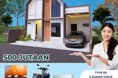 Dijual Rumah Inden di Sleman, Bonus Motor 