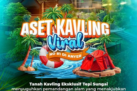 Jual Tanah Kavling Eksklusif Tepi Sungai di Kawasan Wisata Granada Riverside Resort Anyer, Bantarwangi, Cinangka, Serang