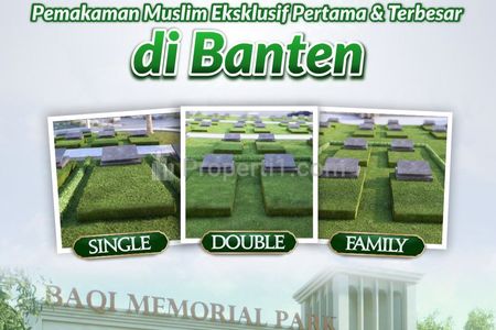 Dijual Tanah Pemakaman Islami Ekslusif Terbesar di Lebak, Banten