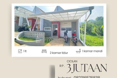 Dijual Rumah Murah di Jatihandap Bandung Bisa KPR Cicilan 3 Jutaan