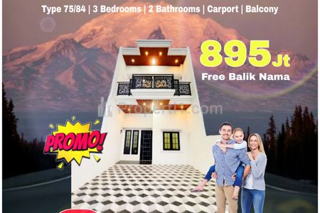 Dijual Rumah Baru Harga Promo 2 Lantai di Gajahmungkur Semarang, Bebas Atur Tata Ruang