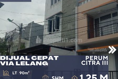 Jual Cepat Rumah Perum Citra 3 Via Lelang di Kalideres Jakarta Barat