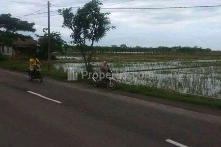 Jual Tanah untuk Industri Pinggir Jalan Jalur Lohbener Cirebon Kota Krangkeng Indramayu