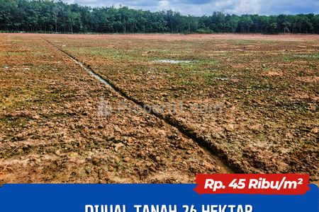 Jual Tanah 26 Hektar di Pulau Harapan Banyuasin Sumatera Selatan