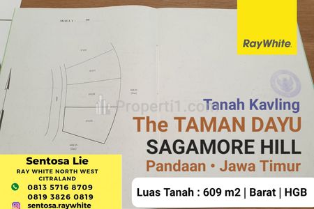 Dijual Tanah Kavling Taman Dayu Sagamore Hill Blok D2 - Pandaan Jatim