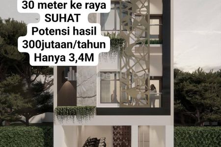 Dijual Kos-kosan 3 Lantai + Rooftop di Griyashanta Suhat Malang