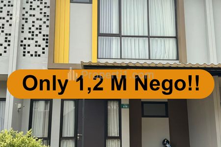 Dijual Rumah di Cluster Parkville Serpong Tangerang Selatan 2 Lantai dengan Harga Termurah yang Pernah Ada dan Masih Bisa Nego
