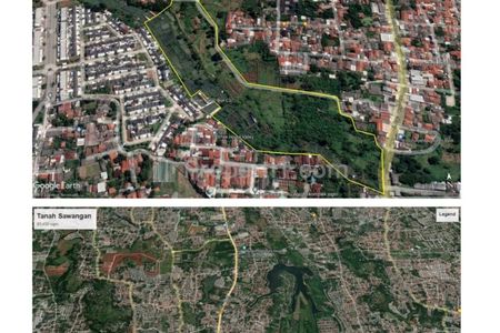 Jual Cepat Nego Tanah 6 Hektar SHM Harga di Bawah NJOP di Raya Sawangan, Depan Patung Kuda Golf Sawangan, Depok, Jawa Barat