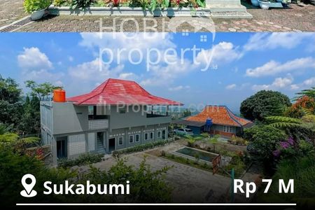 Dijual Villa Cantik View Gunung Dekat Wisata Situ Gunung, Sukabumi