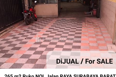 Dijual Ruko Jl. Mayjen Sungkono, Dukuh Pakis, Surabaya Jawa Timur Strategis Nol Jalan Raya Komersial Area