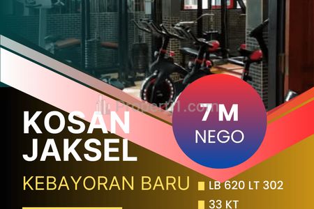 Jual Rumah Kostan di Jaksel Kebayoran Baru Dekat ke PIM