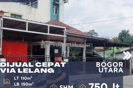 Dijual Cepat Rumah Via Lelang di Daerah Bogor Utara Bogor