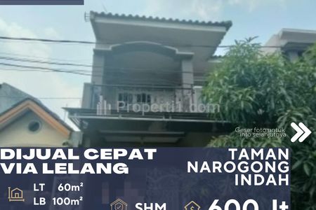 Dijual Cepat Rumah Via Lelang di Daerah Rawalumbu Bekasi