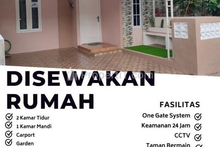 Disewakan Rumah dalam Cluster Le Mirage Gardenia Cipayung Depok